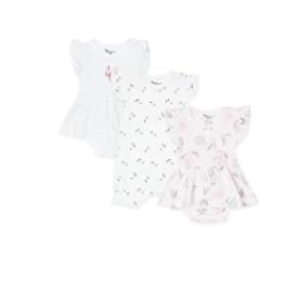 Minicoco Infant Baby Girls Short Sleeve Rompers, One-Piece